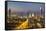 Elevated View of the Modern City Skyline and Central Business District-Gavin-Framed Stretched Canvas