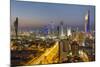 Elevated View of the Modern City Skyline and Central Business District-Gavin-Mounted Photographic Print