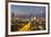 Elevated View of the Modern City Skyline and Central Business District-Gavin-Framed Photographic Print