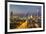 Elevated View of the Modern City Skyline and Central Business District-Gavin-Framed Photographic Print