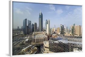 Elevated View of the Modern City Skyline and Central Business District-Gavin-Framed Photographic Print