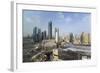 Elevated View of the Modern City Skyline and Central Business District-Gavin-Framed Photographic Print