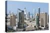 Elevated View of the Modern City Skyline and Central Business District-Gavin-Stretched Canvas