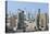 Elevated View of the Modern City Skyline and Central Business District-Gavin-Stretched Canvas