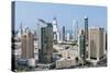 Elevated View of the Modern City Skyline and Central Business District-Gavin-Stretched Canvas