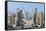 Elevated View of the Modern City Skyline and Central Business District-Gavin-Framed Stretched Canvas