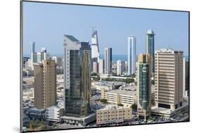 Elevated View of the Modern City Skyline and Central Business District-Gavin-Mounted Photographic Print