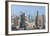 Elevated View of the Modern City Skyline and Central Business District-Gavin-Framed Photographic Print