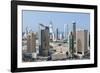 Elevated View of the Modern City Skyline and Central Business District-Gavin-Framed Photographic Print