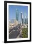 Elevated View of the Modern City Skyline and Central Business District-Gavin-Framed Photographic Print