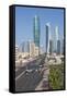 Elevated View of the Modern City Skyline and Central Business District-Gavin-Framed Stretched Canvas