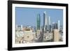 Elevated View of the Modern City Skyline and Central Business District-Gavin-Framed Photographic Print