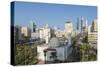 Elevated View of the Modern City Skyline and Central Business District-Gavin-Stretched Canvas