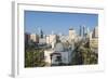 Elevated View of the Modern City Skyline and Central Business District-Gavin-Framed Photographic Print