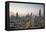 Elevated View of the Modern City Skyline and Central Business District-Gavin-Framed Stretched Canvas