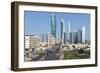 Elevated View of the Modern City Skyline and Central Business District-Gavin-Framed Photographic Print