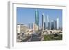 Elevated View of the Modern City Skyline and Central Business District-Gavin-Framed Photographic Print