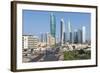 Elevated View of the Modern City Skyline and Central Business District-Gavin-Framed Photographic Print