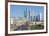 Elevated View of the Modern City Skyline and Central Business District-Gavin-Framed Photographic Print