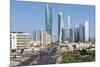 Elevated View of the Modern City Skyline and Central Business District-Gavin-Mounted Photographic Print