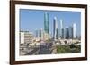 Elevated View of the Modern City Skyline and Central Business District-Gavin-Framed Photographic Print