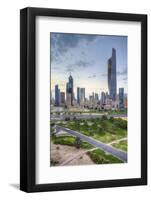 Elevated View of the Modern City Skyline and Central Business District-Gavin-Framed Photographic Print