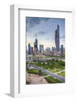 Elevated View of the Modern City Skyline and Central Business District-Gavin-Framed Photographic Print