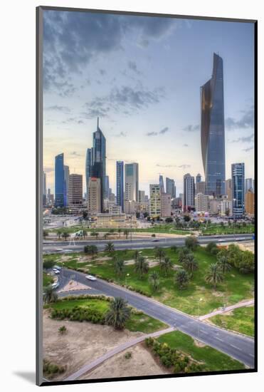 Elevated View of the Modern City Skyline and Central Business District-Gavin-Mounted Photographic Print