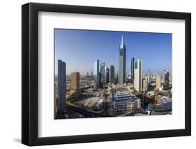 Elevated View of the Modern City Skyline and Central Business District-Gavin-Framed Photographic Print