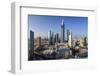 Elevated View of the Modern City Skyline and Central Business District-Gavin-Framed Photographic Print