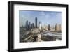 Elevated View of the Modern City Skyline and Central Business District-Gavin-Framed Photographic Print