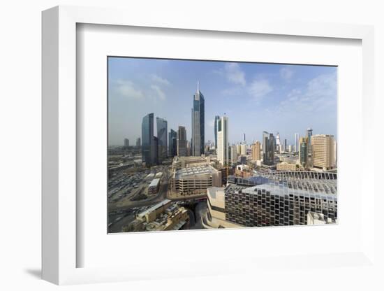 Elevated View of the Modern City Skyline and Central Business District-Gavin-Framed Photographic Print