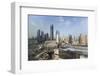 Elevated View of the Modern City Skyline and Central Business District-Gavin-Framed Photographic Print