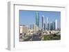 Elevated View of the Modern City Skyline and Central Business District-Gavin-Framed Photographic Print