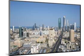 Elevated View of the Modern City Skyline and Central Business District-Gavin-Mounted Photographic Print