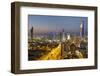 Elevated View of the Modern City Skyline and Central Business District-Gavin-Framed Photographic Print