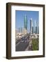 Elevated View of the Modern City Skyline and Central Business District-Gavin-Framed Photographic Print