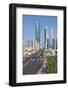 Elevated View of the Modern City Skyline and Central Business District-Gavin-Framed Photographic Print