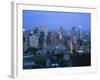 Elevated View of the Montreal City Skyline, Montreal, Quebec, Canada, North America-Gavin Hellier-Framed Photographic Print