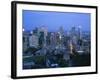 Elevated View of the Montreal City Skyline, Montreal, Quebec, Canada, North America-Gavin Hellier-Framed Photographic Print