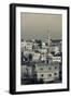 Elevated view of the new town, Umm Qais, Gadara, Jordan-null-Framed Photographic Print