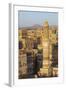 Elevated View of the Old City of Sanaa, UNESCO World Heritage Site, Yemen, Middle East-Bruno Morandi-Framed Photographic Print