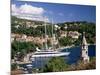 Elevated View of the Old Town and Harbour, Cavtat, Dubrovnik Riviera, Dalmatia, Croatia-Gavin Hellier-Mounted Photographic Print