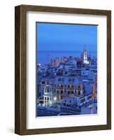 Elevated view of the Old Town, Montevideo, Uruguay, South America-Karol Kozlowski-Framed Photographic Print