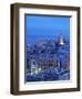 Elevated view of the Old Town, Montevideo, Uruguay, South America-Karol Kozlowski-Framed Photographic Print