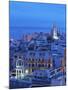 Elevated view of the Old Town, Montevideo, Uruguay, South America-Karol Kozlowski-Mounted Photographic Print