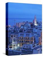 Elevated view of the Old Town, Montevideo, Uruguay, South America-Karol Kozlowski-Stretched Canvas