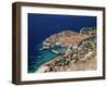 Elevated View of the Old Town, Unesco World Heritage Site, Dubrovnik, Dalmatian Coast, Croatia-Gavin Hellier-Framed Photographic Print