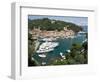 Elevated view of the Portofino, Liguria, Italy-null-Framed Photographic Print