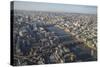 Elevated View of the River Thames and London Skyline Looking West, London, England, UK-Amanda Hall-Stretched Canvas
